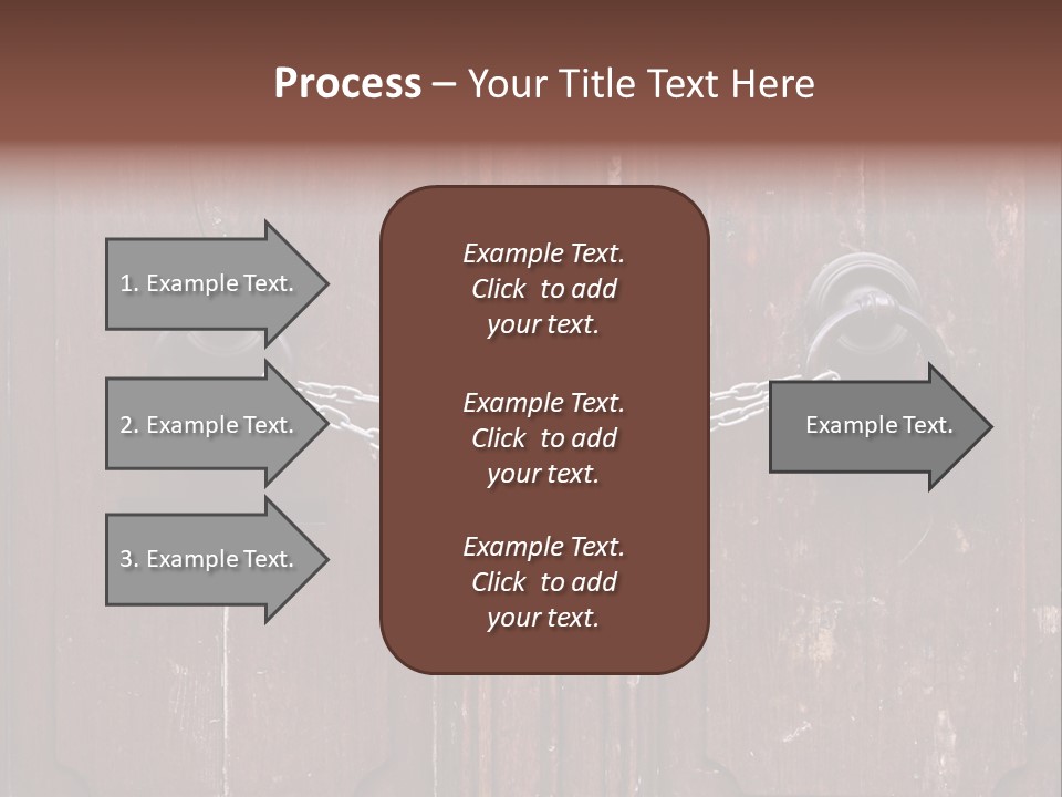 Secure Entrance Lock PowerPoint Template