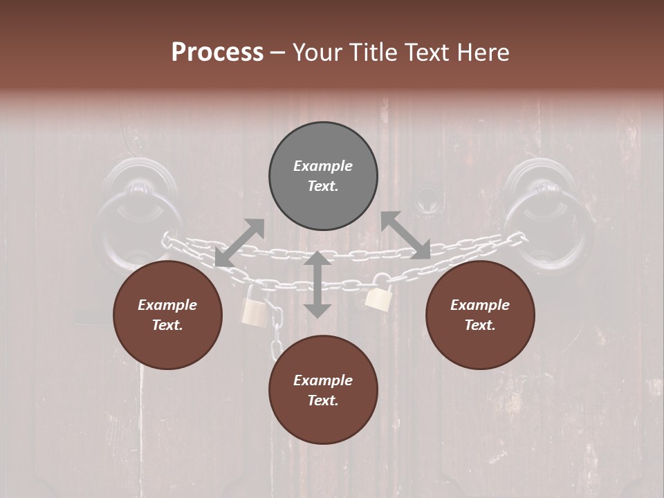 Secure Entrance Lock PowerPoint Template