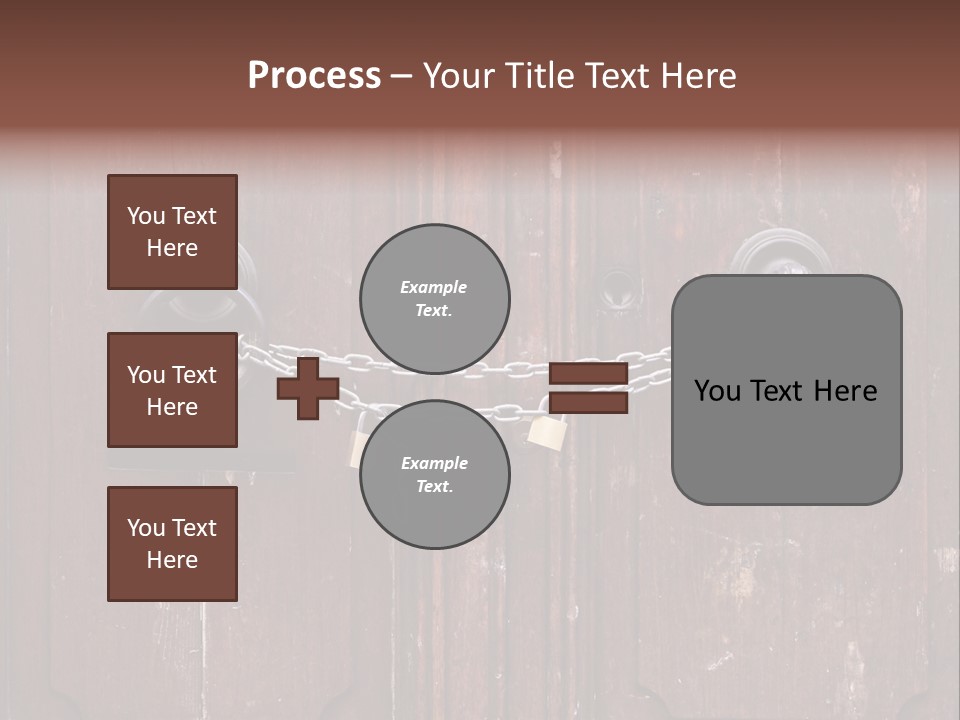 Secure Entrance Lock PowerPoint Template