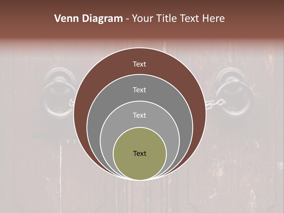 Secure Entrance Lock PowerPoint Template