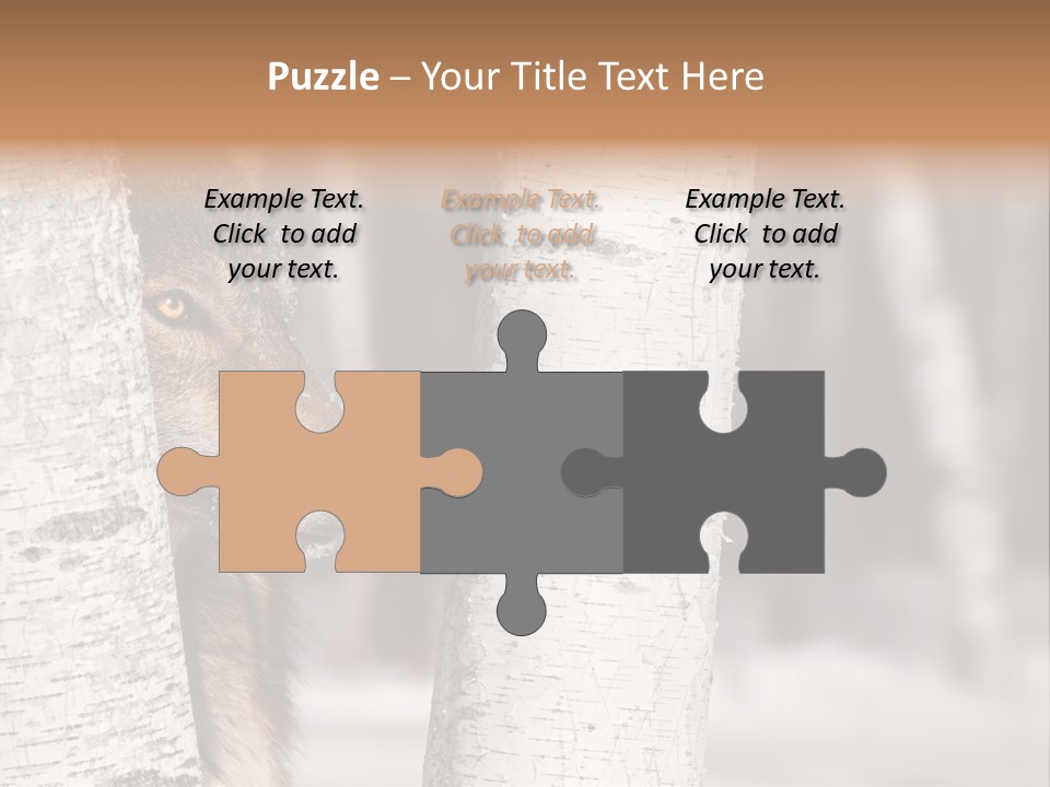 Canis Lupus Wolf Natural PowerPoint Template