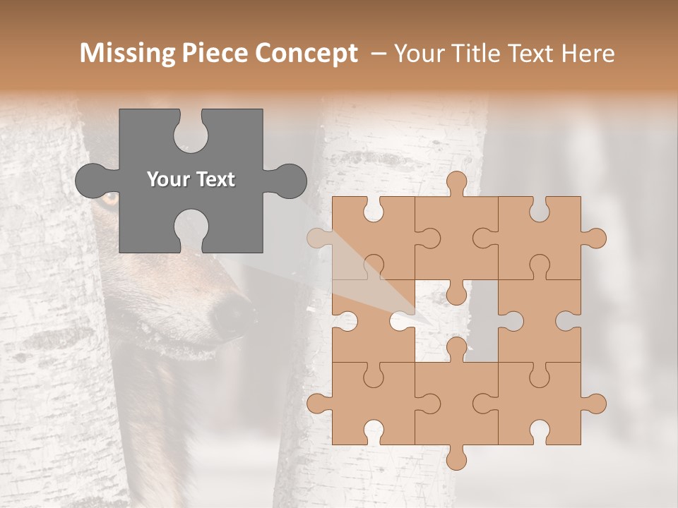 Canis Lupus Wolf Natural PowerPoint Template