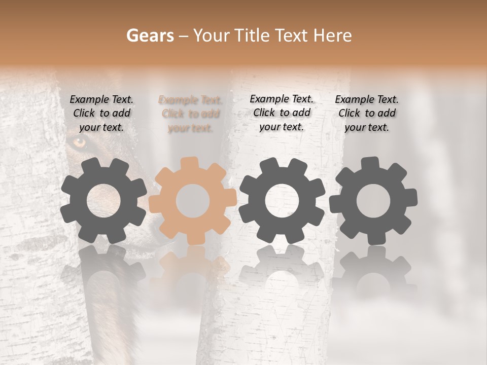 Canis Lupus Wolf Natural PowerPoint Template