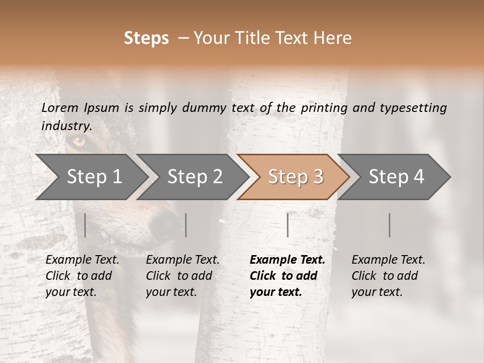 Canis Lupus Wolf Natural PowerPoint Template