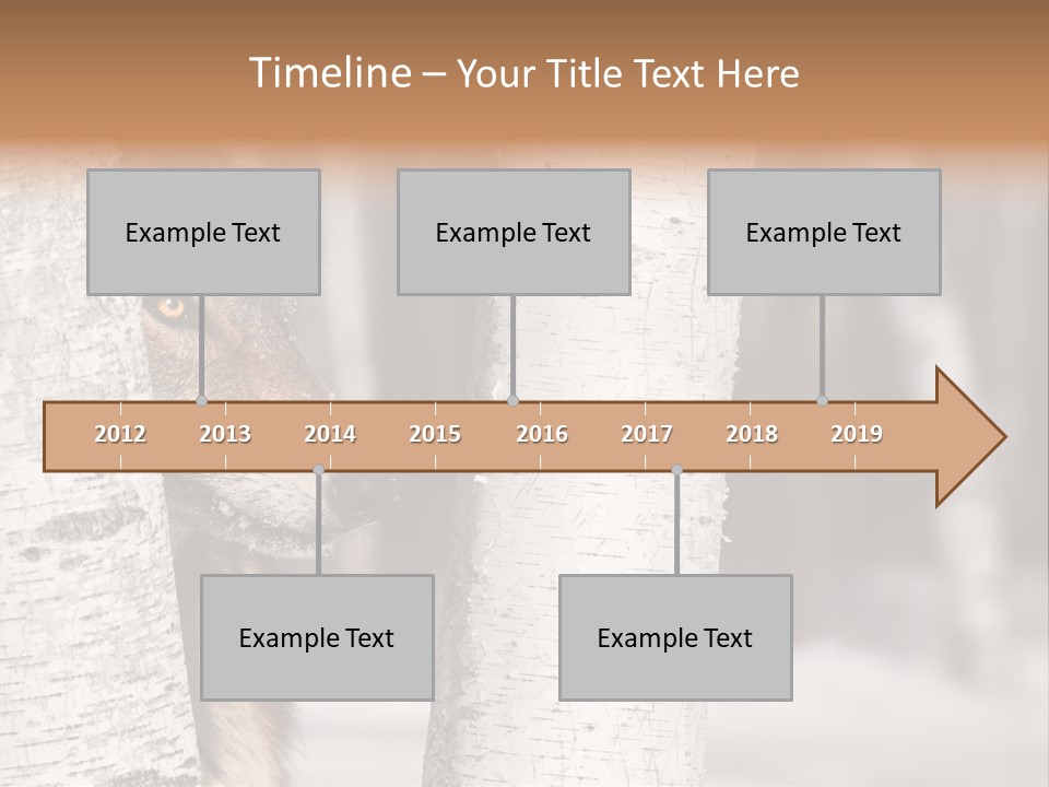 Canis Lupus Wolf Natural PowerPoint Template