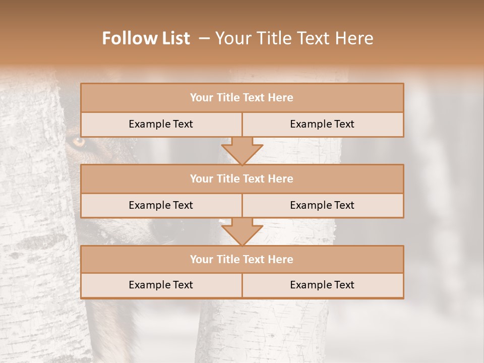 Canis Lupus Wolf Natural PowerPoint Template
