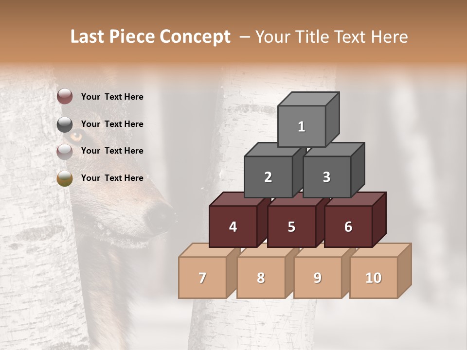 Canis Lupus Wolf Natural PowerPoint Template