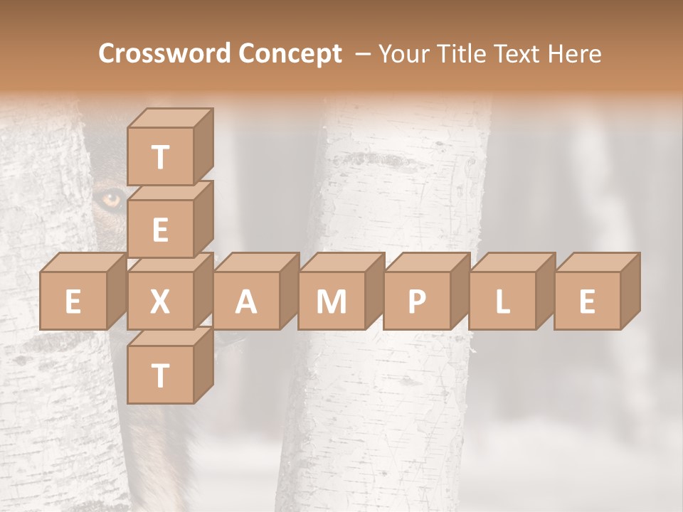 Canis Lupus Wolf Natural PowerPoint Template