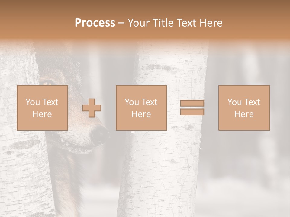 Canis Lupus Wolf Natural PowerPoint Template