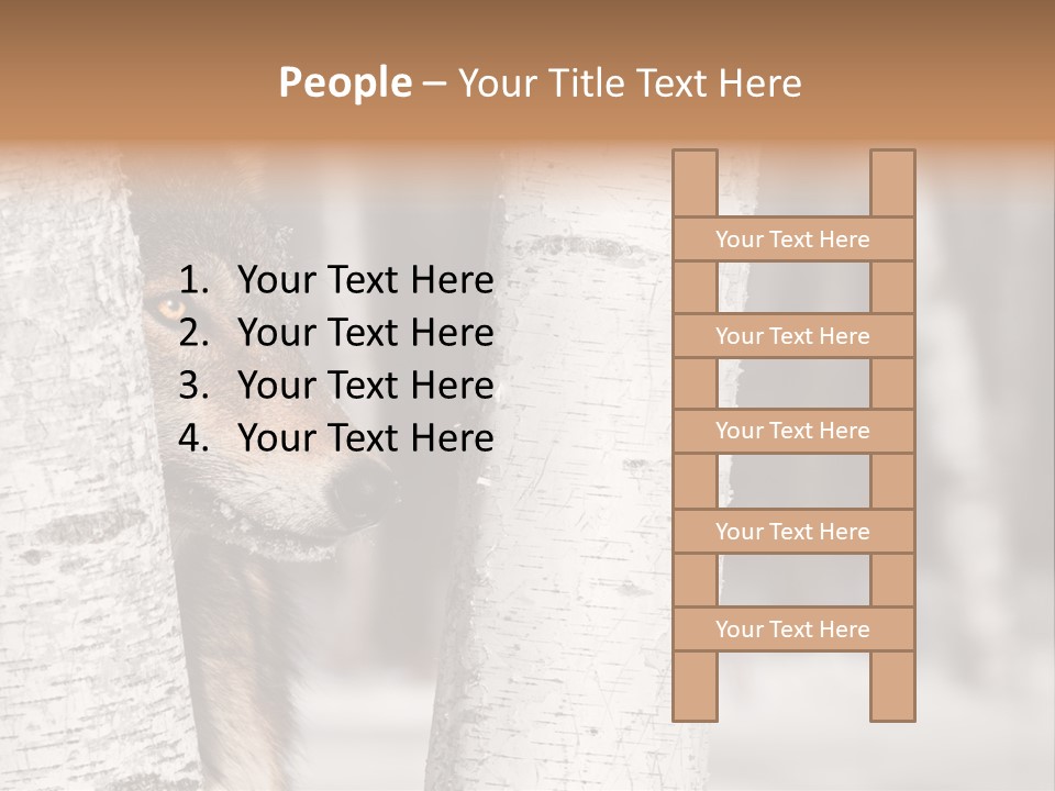 Canis Lupus Wolf Natural PowerPoint Template