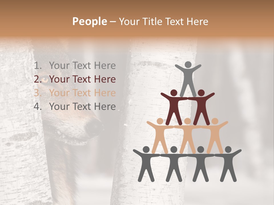 Canis Lupus Wolf Natural PowerPoint Template