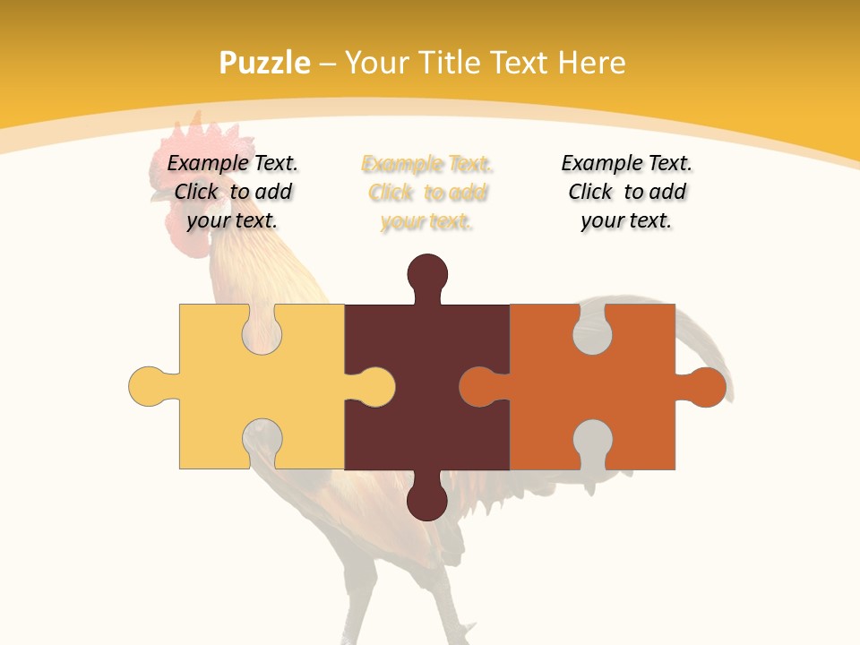 Agriculture Real Chick PowerPoint Template