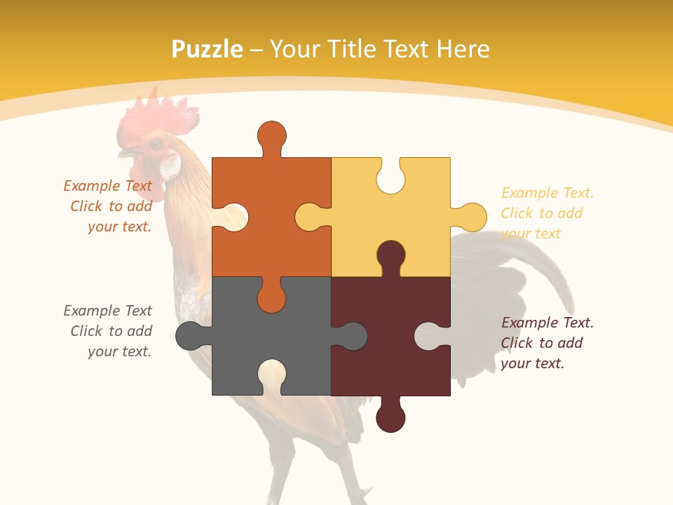 Agriculture Real Chick PowerPoint Template