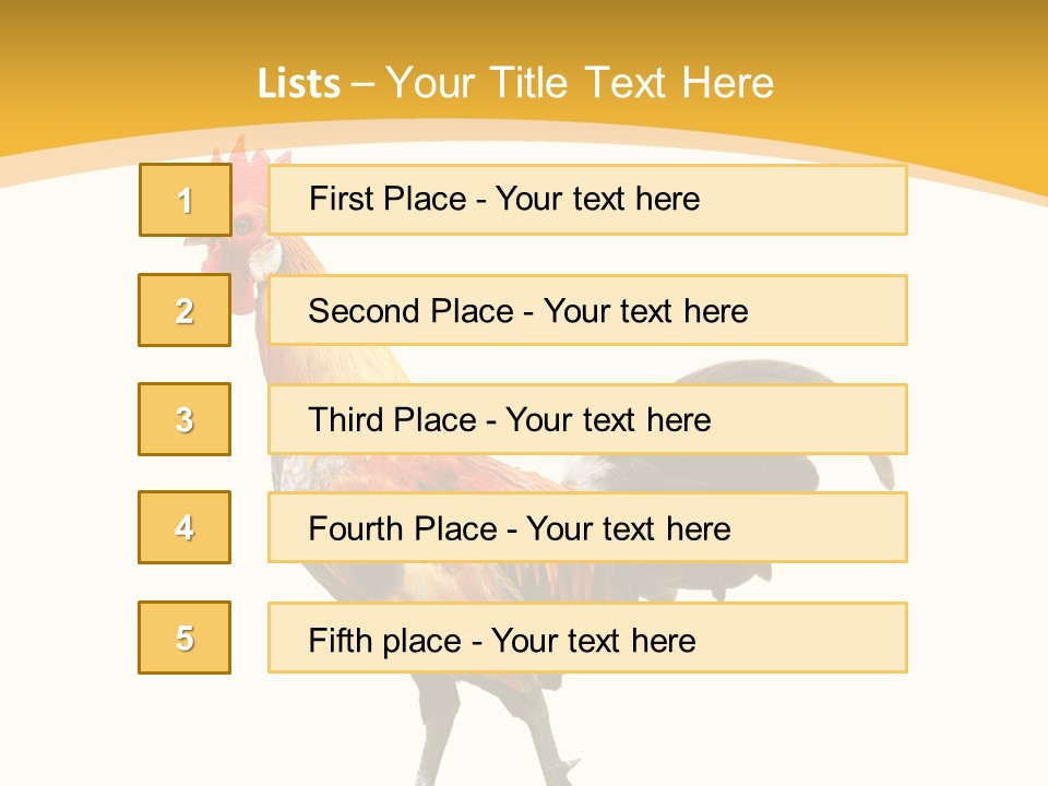 Agriculture Real Chick PowerPoint Template