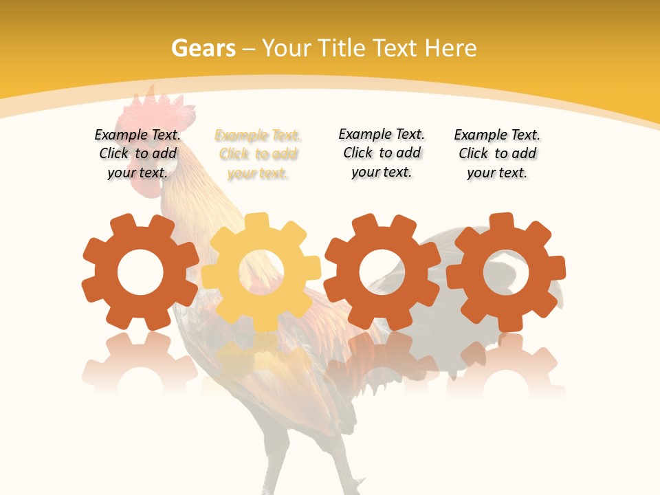 Agriculture Real Chick PowerPoint Template