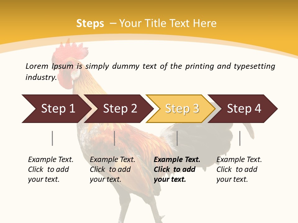 Agriculture Real Chick PowerPoint Template