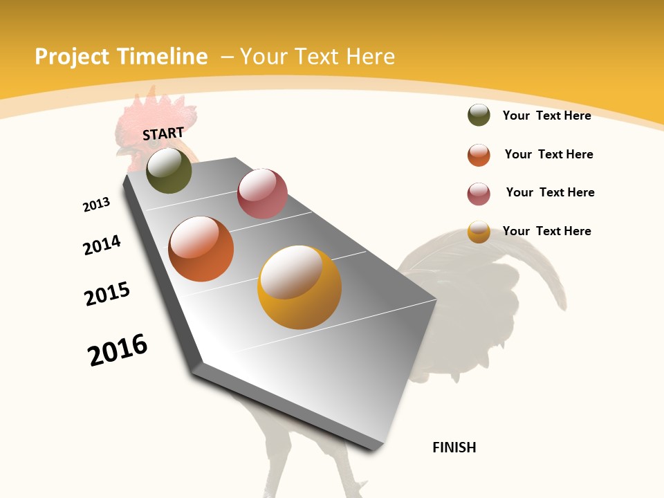 Agriculture Real Chick PowerPoint Template