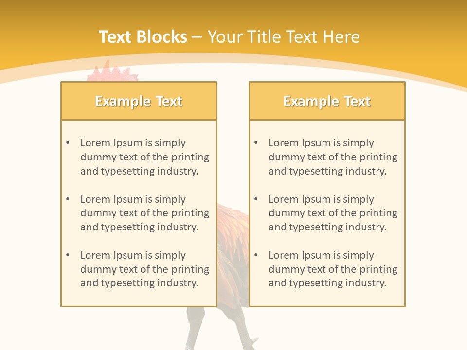 Agriculture Real Chick PowerPoint Template