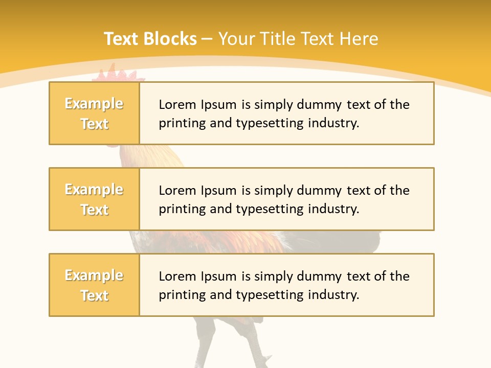 Agriculture Real Chick PowerPoint Template