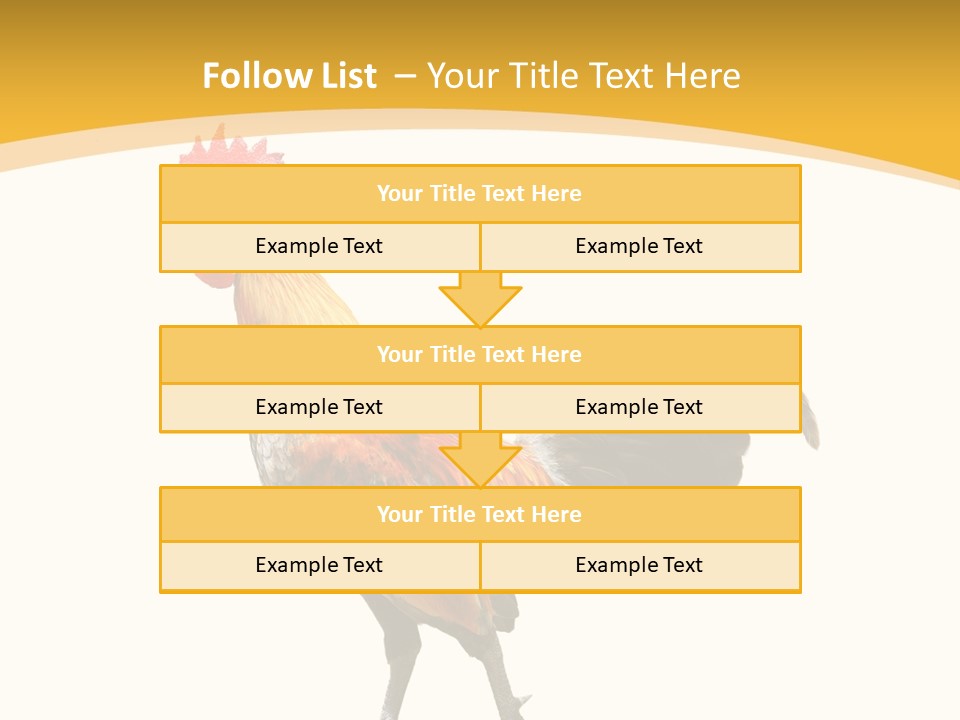 Agriculture Real Chick PowerPoint Template