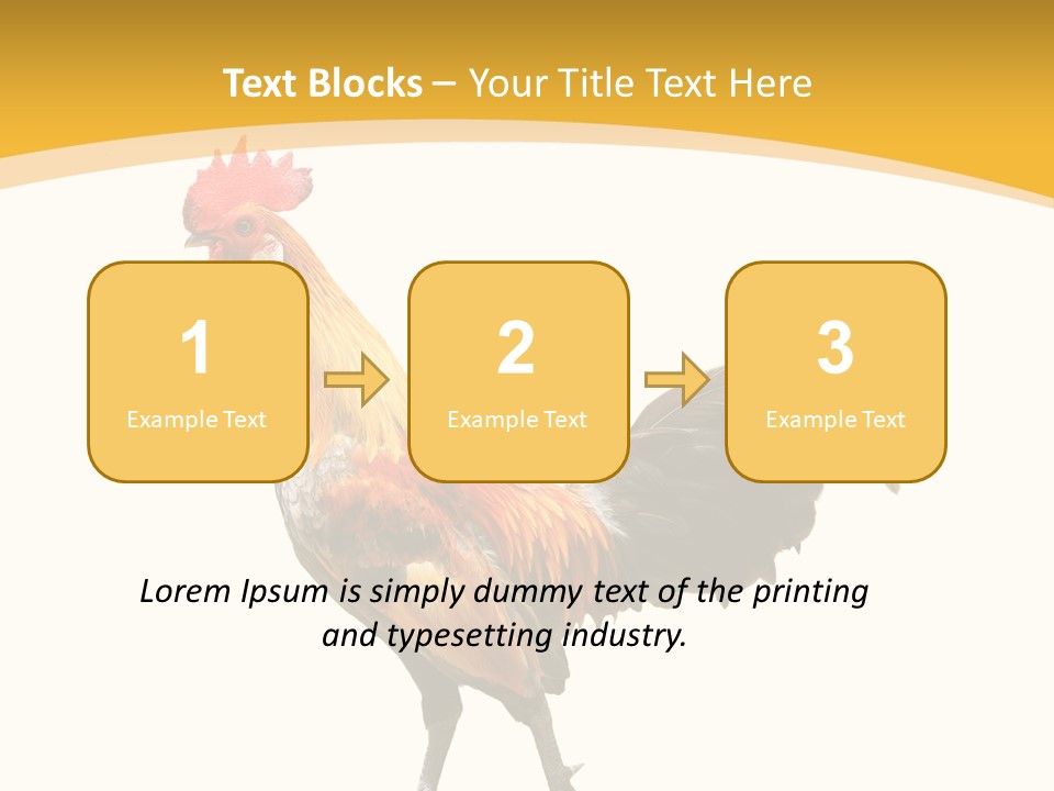 Agriculture Real Chick PowerPoint Template