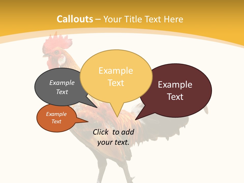 Agriculture Real Chick PowerPoint Template