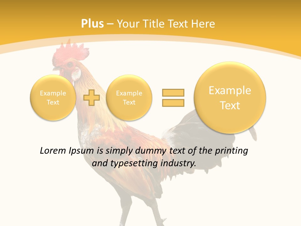 Agriculture Real Chick PowerPoint Template