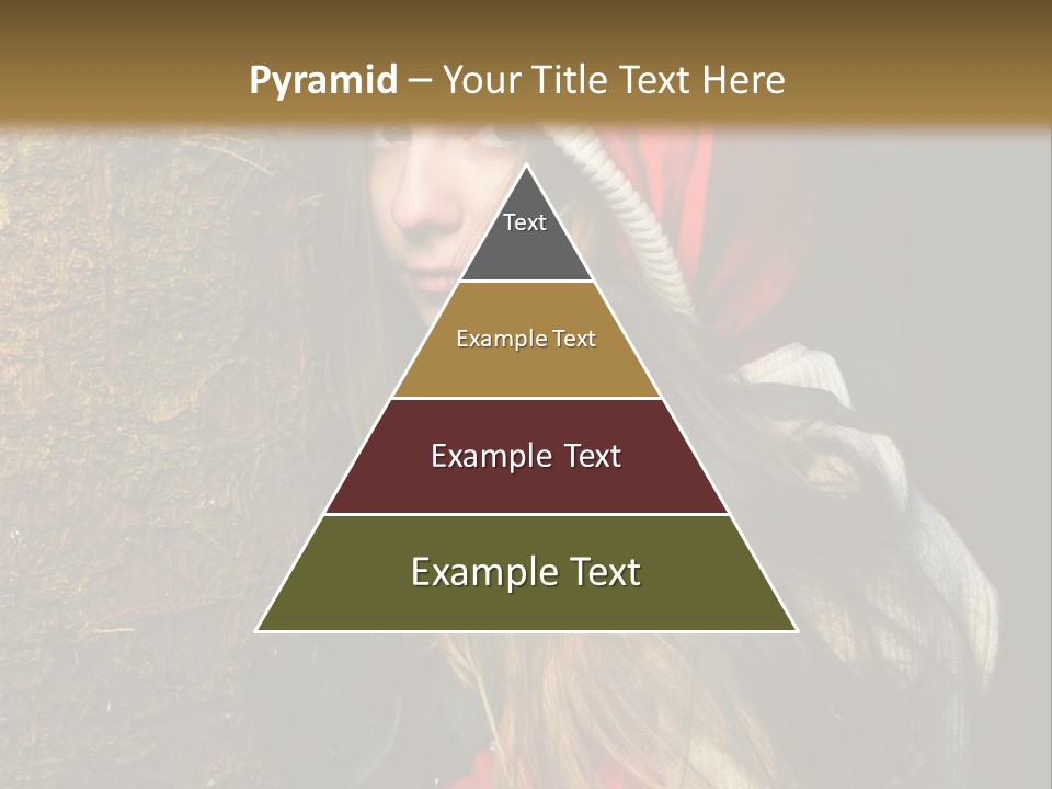 Girl Forest Lost PowerPoint Template