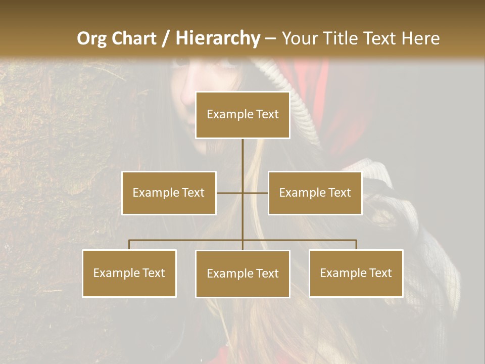 Girl Forest Lost PowerPoint Template