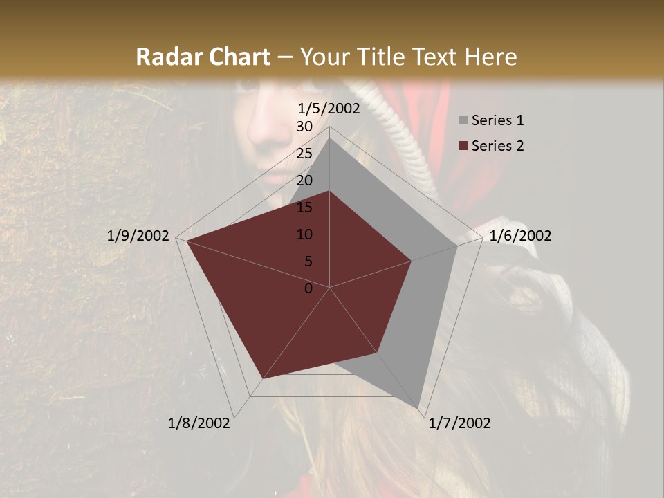 Girl Forest Lost PowerPoint Template