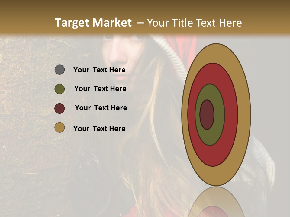 Girl Forest Lost PowerPoint Template