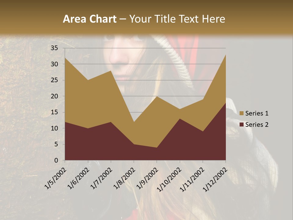 Girl Forest Lost PowerPoint Template