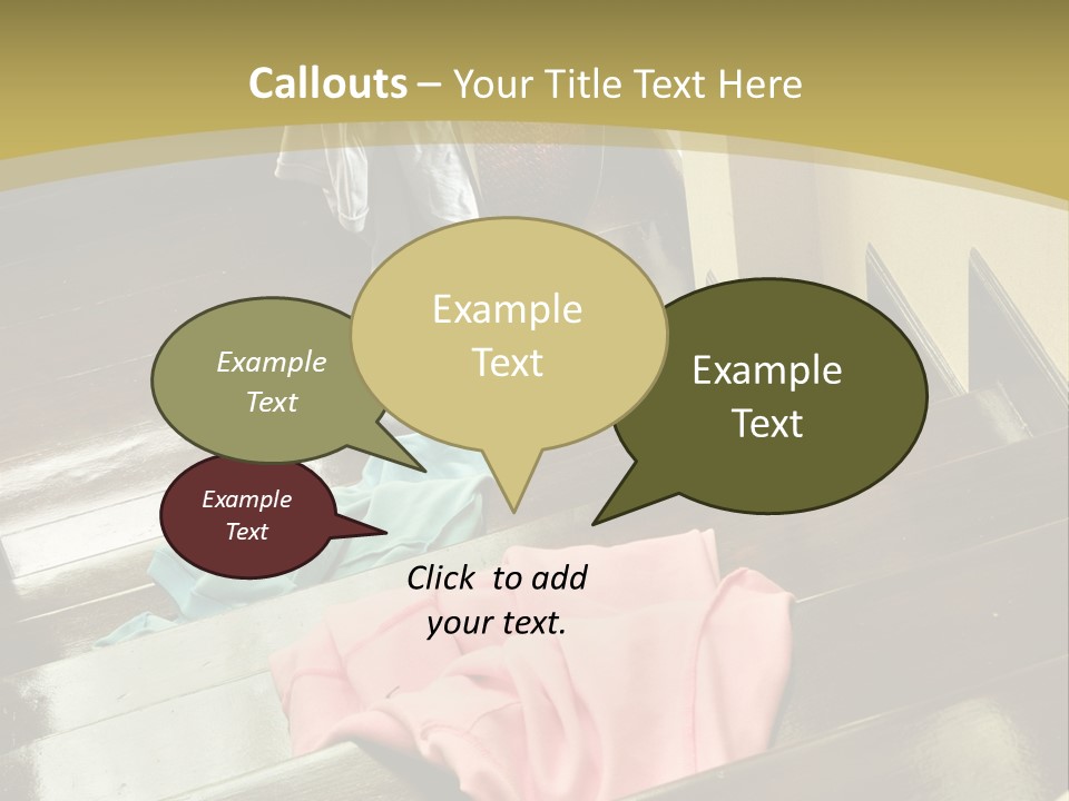 Wear Clothes Living PowerPoint Template