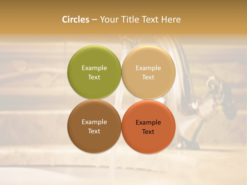 Bathroom Inox Tap PowerPoint Template