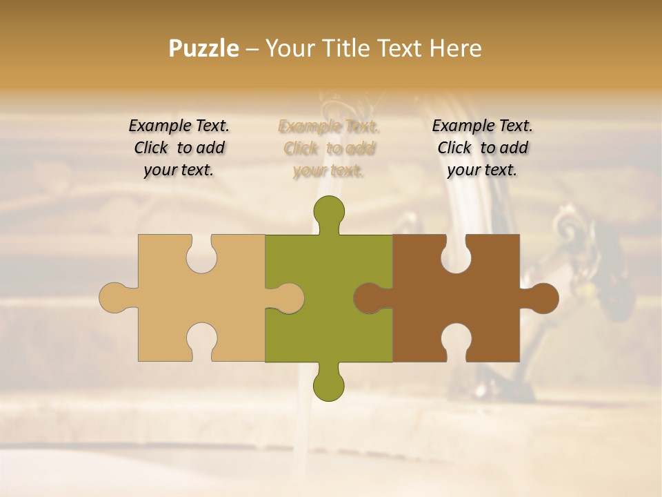 Bathroom Inox Tap PowerPoint Template