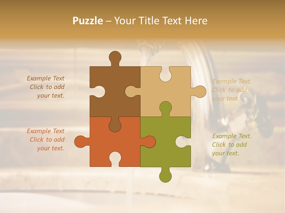 Bathroom Inox Tap PowerPoint Template