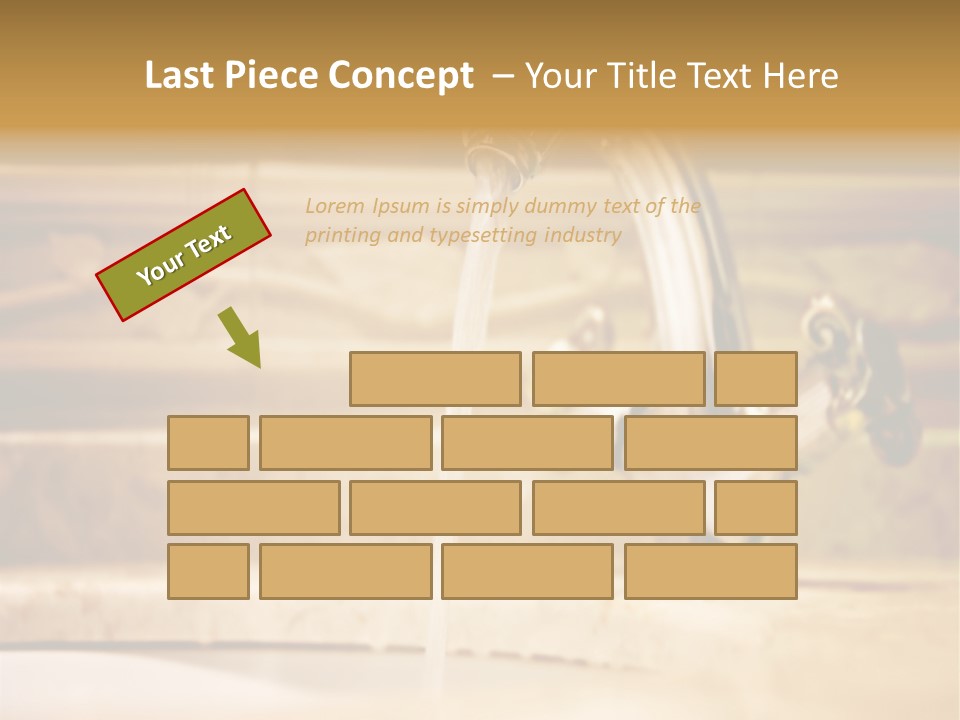 Bathroom Inox Tap PowerPoint Template