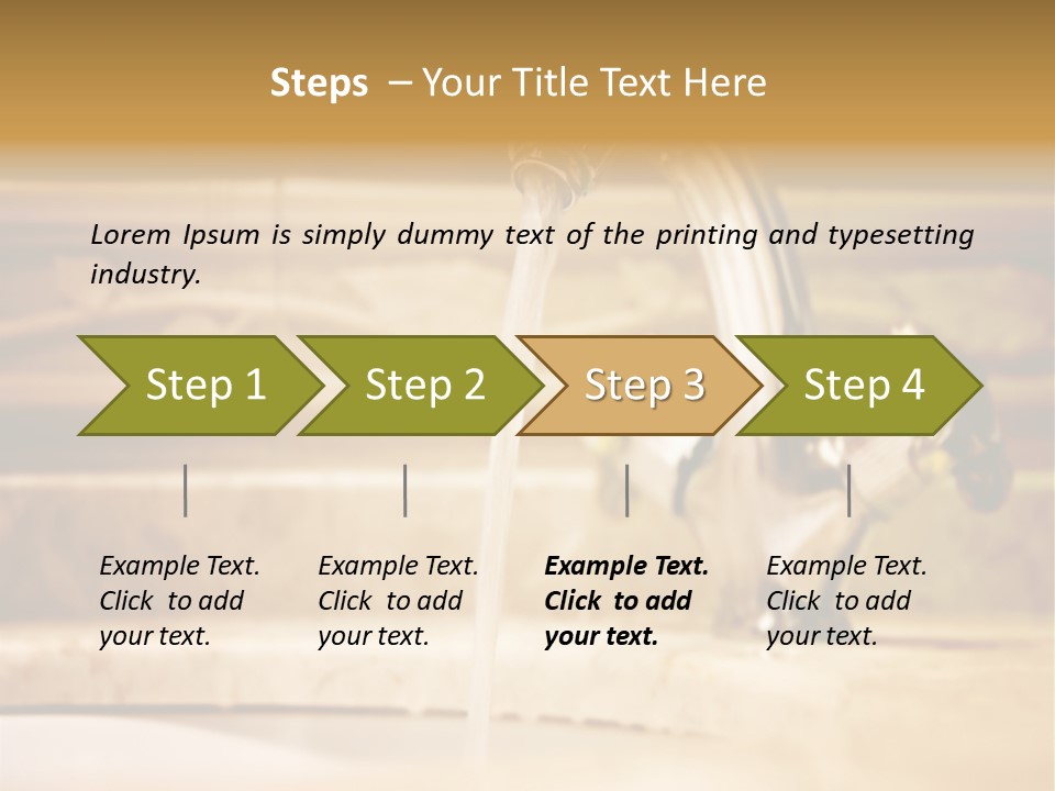 Bathroom Inox Tap PowerPoint Template