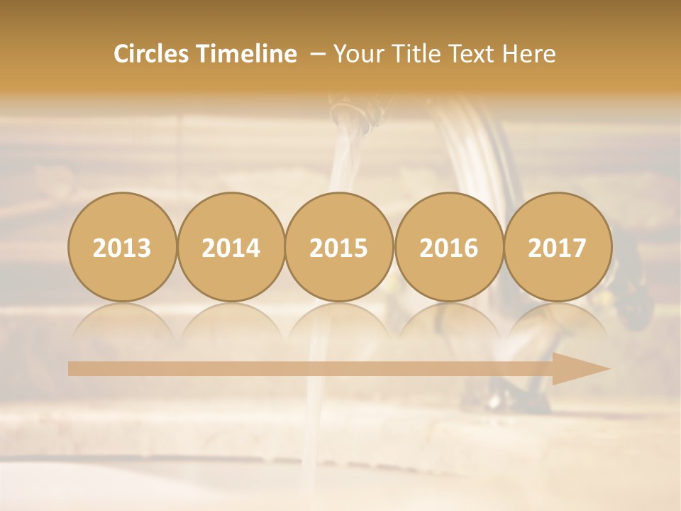 Bathroom Inox Tap PowerPoint Template