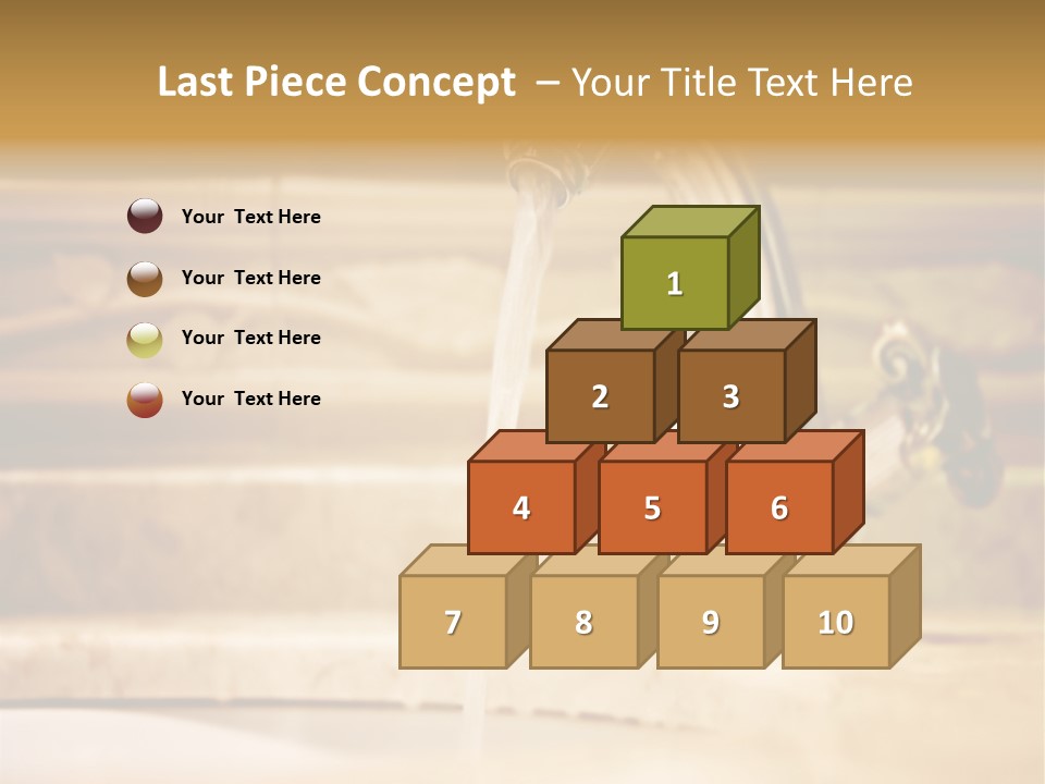 Bathroom Inox Tap PowerPoint Template