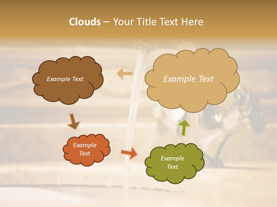 Bathroom Inox Tap PowerPoint Template
