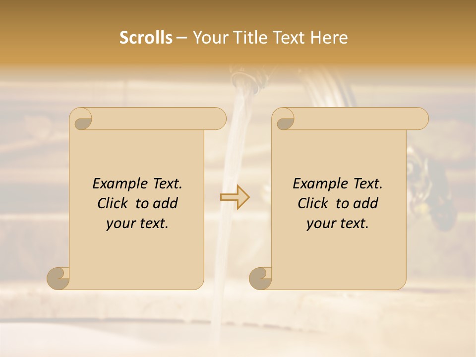 Bathroom Inox Tap PowerPoint Template