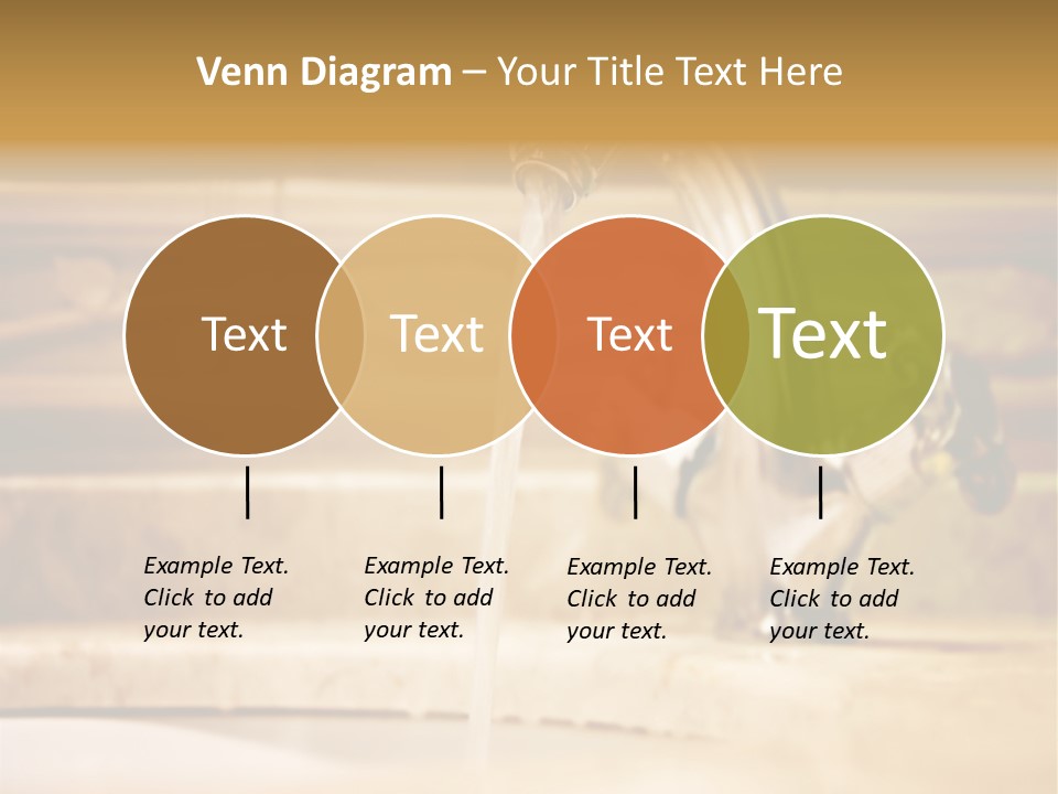 Bathroom Inox Tap PowerPoint Template
