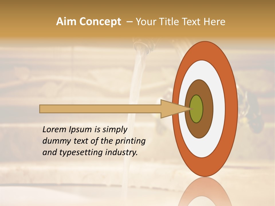 Bathroom Inox Tap PowerPoint Template