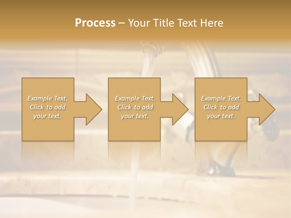 Bathroom Inox Tap PowerPoint Template