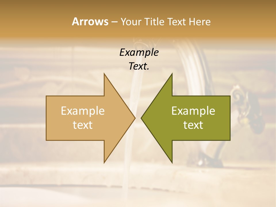 Bathroom Inox Tap PowerPoint Template