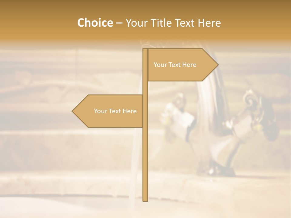 Bathroom Inox Tap PowerPoint Template