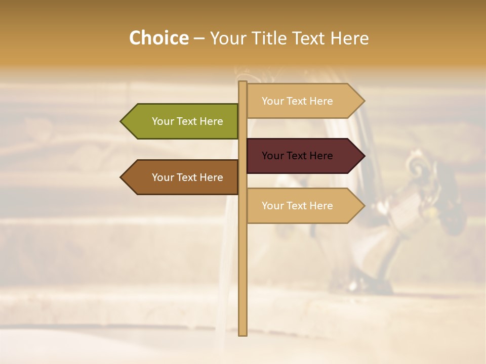 Bathroom Inox Tap PowerPoint Template