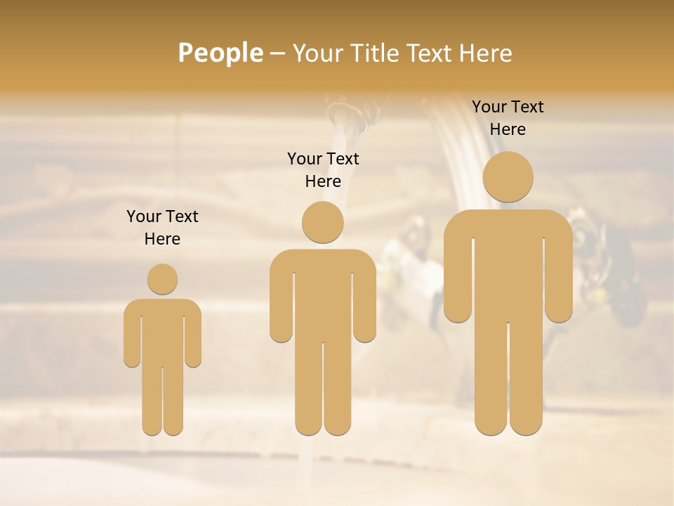 Bathroom Inox Tap PowerPoint Template