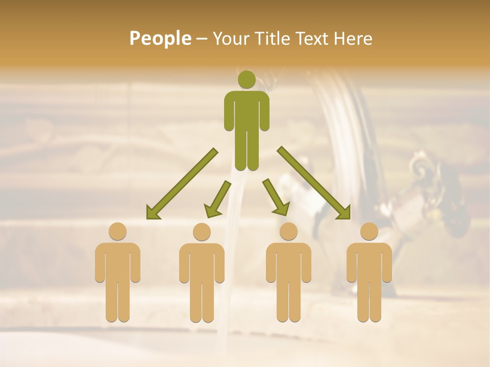 Bathroom Inox Tap PowerPoint Template